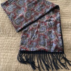 Enzo Montovani men’s cashmere and silk scarf